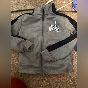 Nike Kids Gray and Black Jacket